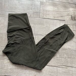 Lululemon Align Olive Green Cropped Leggings